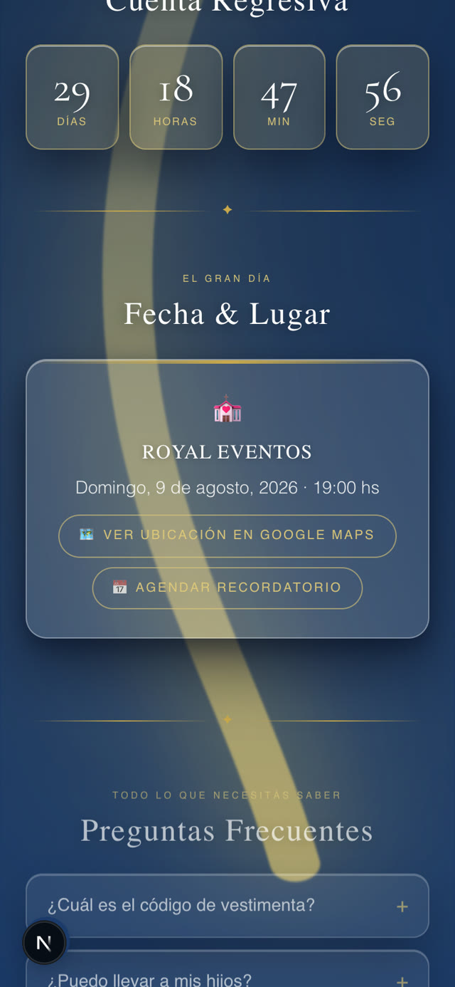 Una invitación que enamora